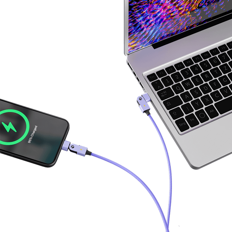 Lightning: for iPhone 13/14 and older / 6ft / Purple