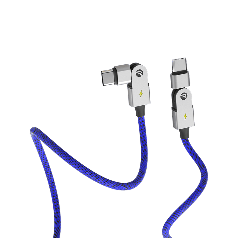Type C: for Android & iPhone 15+ / 6ft / Blue